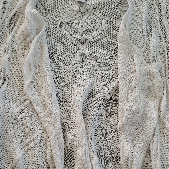 Ruby Rd. White Open-Front Cardigan - Picture 3 of 4